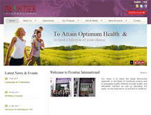 Tablet Screenshot of frontier2u.com